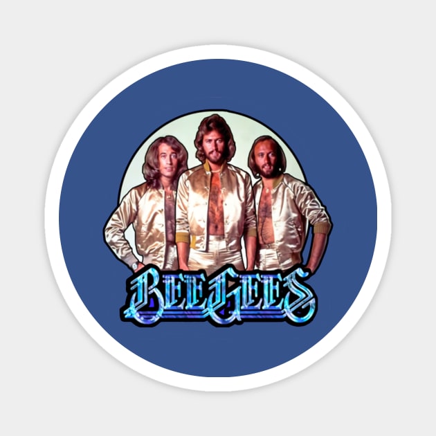 Blue disco Magnet by The Jersey Rejects